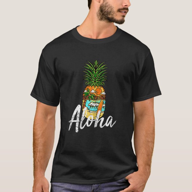 Camiseta Mujeres Aloha Pineapple Beach Vest C (Anverso)