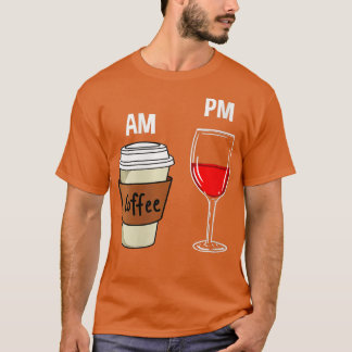 Camiseta Mujeres AM Café PM Wine