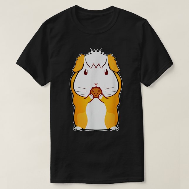Camiseta Mujeres amantes del cerdo guineanas comen galletas (Diseño del anverso)