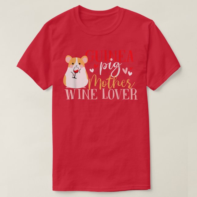 Camiseta Mujeres amantes del vino de la madre de cerdo de G (Diseño del anverso)