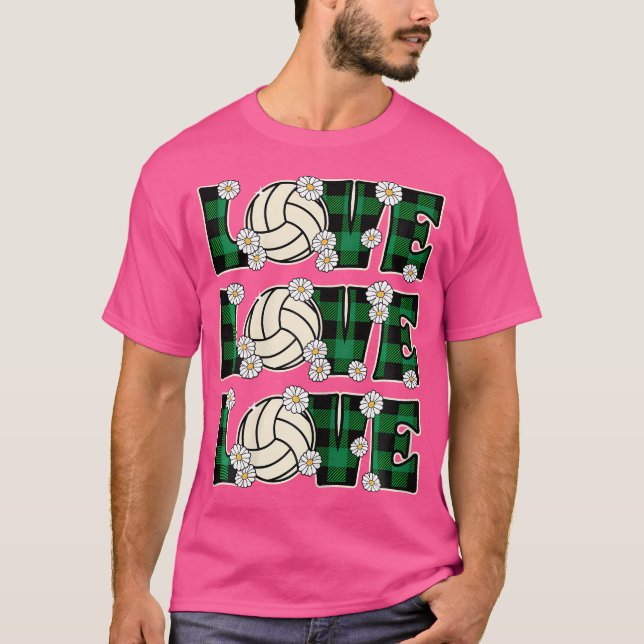 Camiseta Mujeres amantes del voleibol Chica de vóley de amo (Anverso)