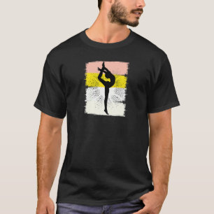 Camiseta Mujeres Amarillas Chicas De Gimnasia Acrobacia Ac