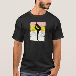Camiseta Mujeres Amarillas Chicas De Gimnasia Acrobacia Ac