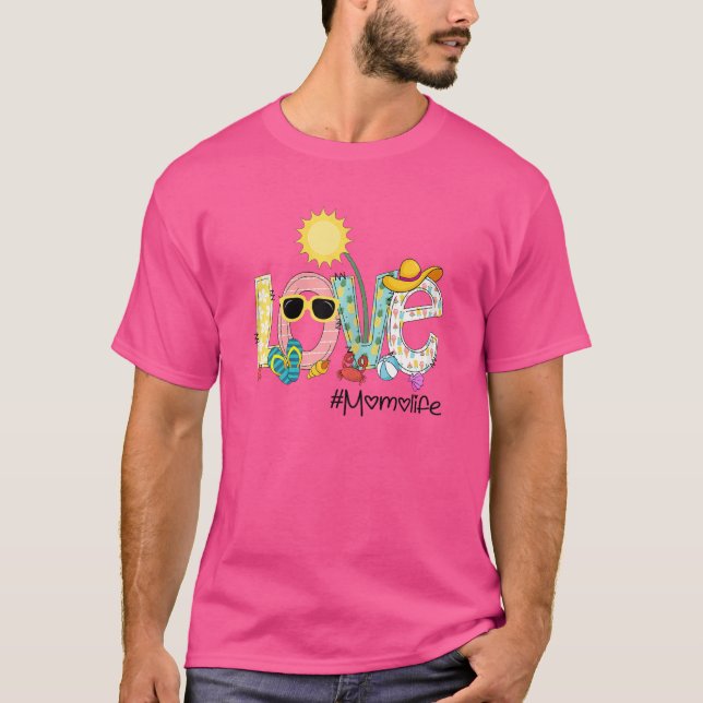 Camiseta Mujeres Amas de Verano Momolife Momo Love Vacacion (Anverso)