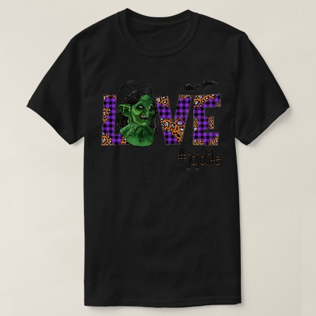 Camiseta Mujeres Amas Halloween arte aterrador Jojo regalo  (Diseño del anverso)