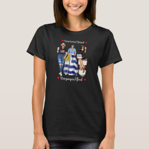 Camiseta Mujeres Americanas Criadas Sangre Uruguaya Bandera