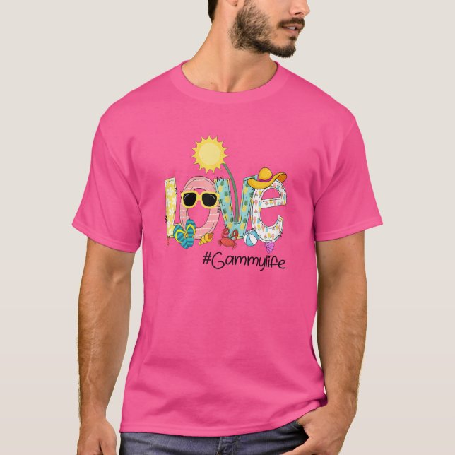 Camiseta Mujeres Amo Verano Gammylife Gammy Love Vacatio (Anverso)