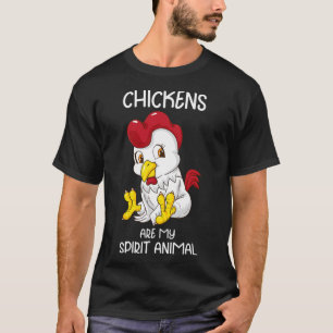 Camiseta Mujeres Animal Espiritual Gallina Granjera de Poll