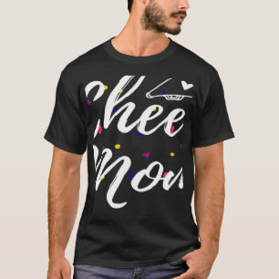 Camiseta Mujeres animan a mamá Megaphone con acento cardíac