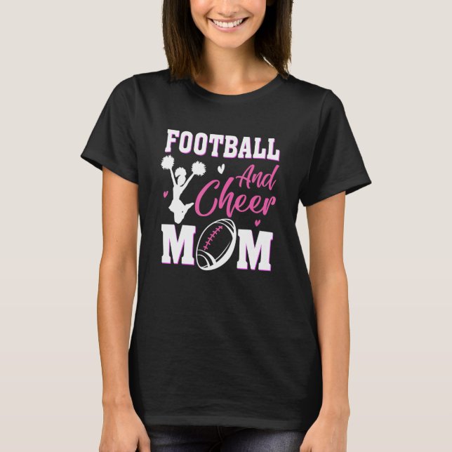 Camiseta Mujeres animan el fútbol de mamá y animan a su mam (Anverso)