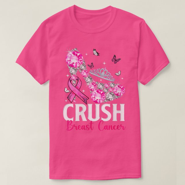 Camiseta Mujeres aplastan la cinta de opciones para la toma (Diseño del anverso)