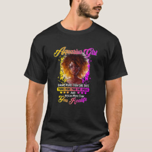 Camiseta Mujeres Aquarius Queens Nacidas El 20 De Enero De 