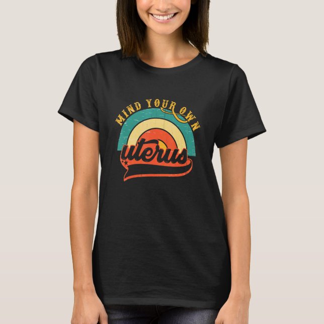 Camiseta Mujeres Arcoiris Protejan Roe V Wade 1973 Cuidado  (Anverso)