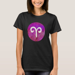 Camiseta Mujeres Aries Zodiac Marcha Abril Cumpleaños Prima