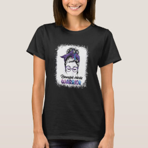 Camiseta Mujeres Artritis Reumatoide Guerrera Messy Bun Leo