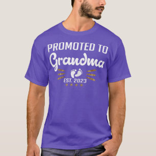 Camiseta Mujeres ascendidas a abuela 2023: Un divertido té