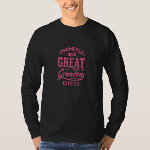 Camiseta Mujeres Ascendidas a Bisabuela 2023 Anuncio de Beb