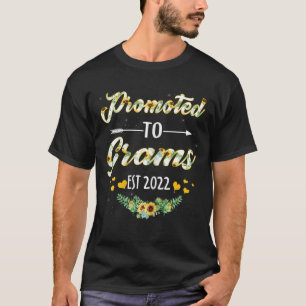 Camiseta Mujeres Ascendidas A Grams Est 2022 Floral Funny M