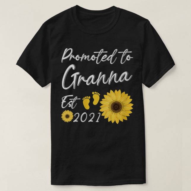 Camiseta Mujeres Ascendidas A La Granna Est 2021 Sunflowe (Diseño del anverso)