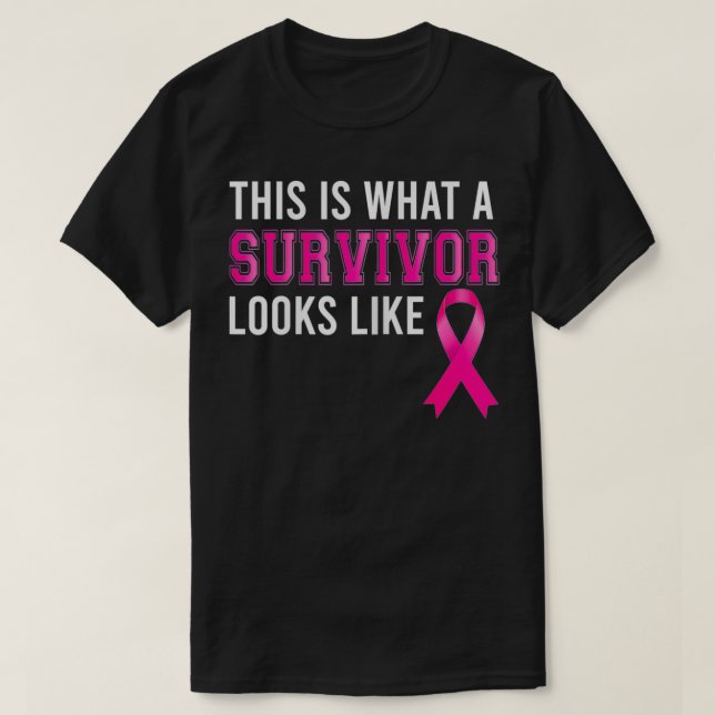Camiseta Mujeres Así Se Ve Un Sobreviviente C (Diseño del anverso)
