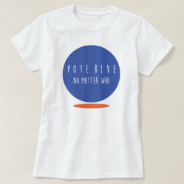 Camiseta Mujeres azules del voto básicas