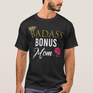 Camiseta Mujeres BADASS Bono Mamá de Son Cute VNeck 
