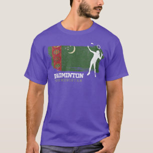Camiseta Mujeres Badminton Turkmenistán Juegos Netos Pla