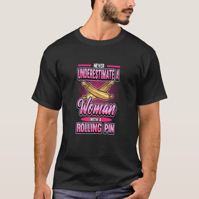 Camiseta Mujeres Baker Baking Queen Cake Confección (Anverso)