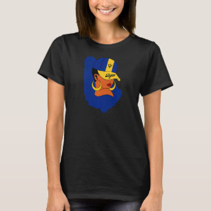 Camiseta Mujeres barbadenses bajan Chicas rockean a barba