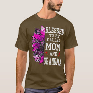 Camiseta Mujeres Bendecidas De Ser Llamadas Madre Y Abuela