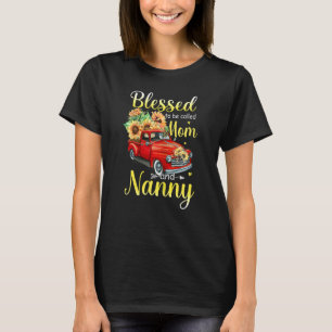 Camiseta Mujeres Bendecidas De Ser Llamadas Mamá Y Abuela N