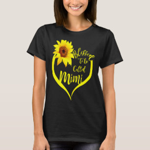 Camiseta Mujeres Bendecidas De Ser Llamadas Nieto Mimi Sunf