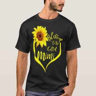 Camiseta Mujeres Bendecidas De Ser Llamadas Nieto Mimi Sunf