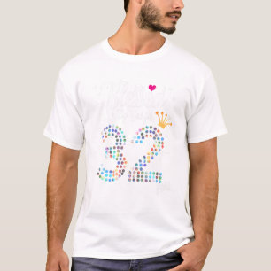 Camiseta Mujeres bendecidas por Dios durante 32 años 32 cum