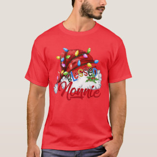 Camiseta Mujeres bendecidas por la luz de navidad de Nonnie