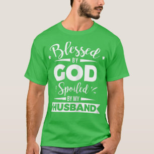 CAMISETA MUJERES BENDECIDIDAS POR DIOS ESCUCHADAS POR MI DI