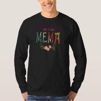 Camiseta Mujeres Benditas De Ser Llamadas Mema Floral Funny