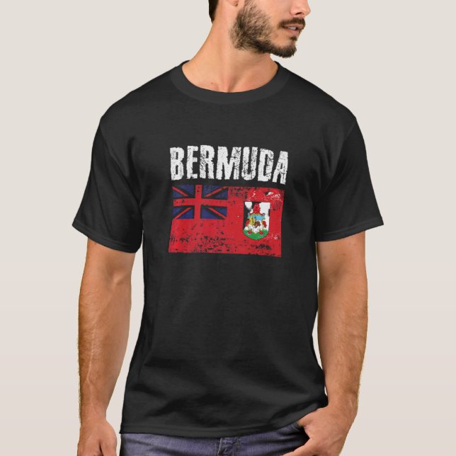 Camiseta Mujeres Bermudas Campaña del Orgullo Nacional Berm (Anverso)