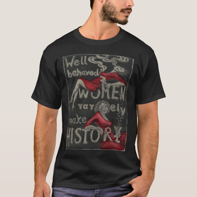 Camiseta Mujeres bien comportadas (Anverso)