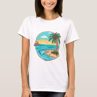 Camiseta Mujeres blancas de playa