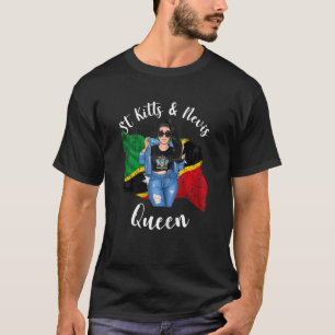 Camiseta Mujeres Blancas De San Cristóbal Y Nieves Reina Ma