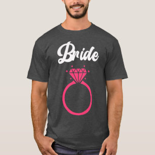 Camiseta Mujeres Boda Novia Comprometida Recién Casada Mi E