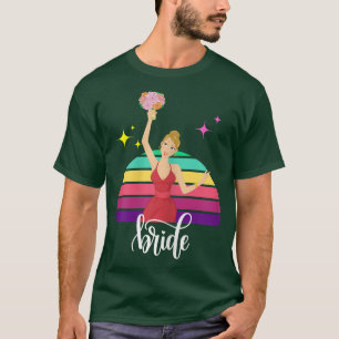 Camiseta Mujeres Boda Novia Recién Casadas Mujeres Boda