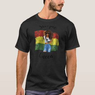 Camiseta Mujeres Bolivia Scorpio Reina Afro Cabello African