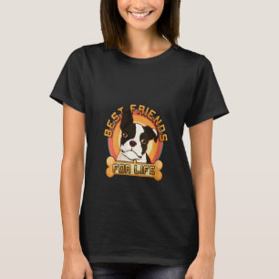 Camiseta Mujeres Boston Terrier Mejor Amigos Por La Vida Pe