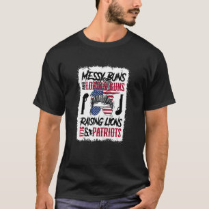 Camiseta Mujeres Bromeantes Buns Y Armas Cargadas Elevan Le
