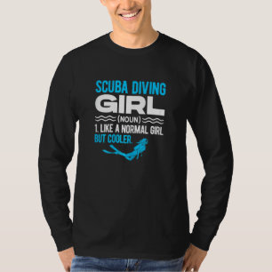 Camiseta Mujeres Buceo Chica Definición Sustantivo Buzo Scu