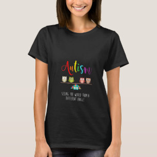Camiseta Mujeres Búhos Lindos Piezas de Rompecabezas Niños