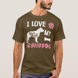 Camiseta Mujeres Bulldog de foso Regalos de abuela que amo 