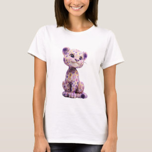 Camiseta Mujeres cachorras de leopardo con patrón caprichos